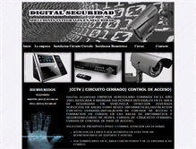 Tablet Screenshot of digitalseguridad.com